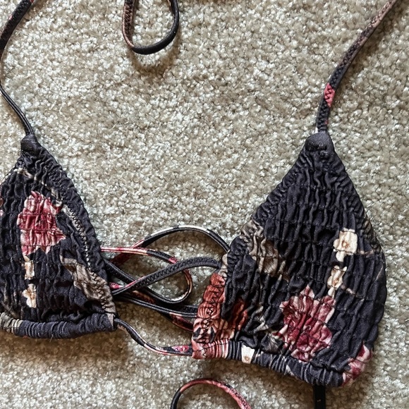 TRIANGL Brown Floral Bikini - Picture 8 of 11